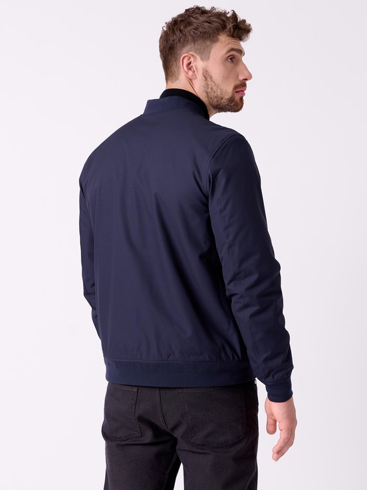 Merino zip neck strikkegenser 7516049_CAD-MRCAPUCHIN-A26-Front_3010_Merino zip neck strikkegenser CAD.jpg_Front||Front