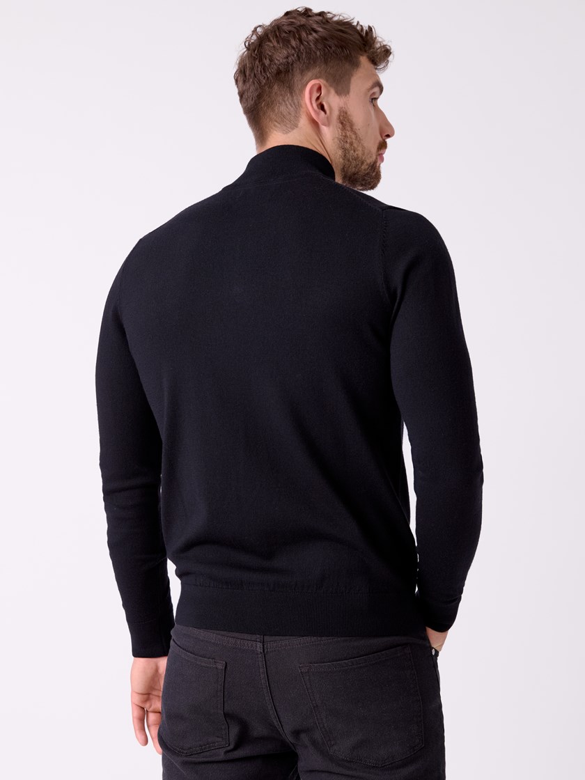 7516049 CAD 7516049_CAD-MRCAPUCHIN-A26-Front_6721_Merino zip neck strikkegenser CAD.jpg_Front||Front