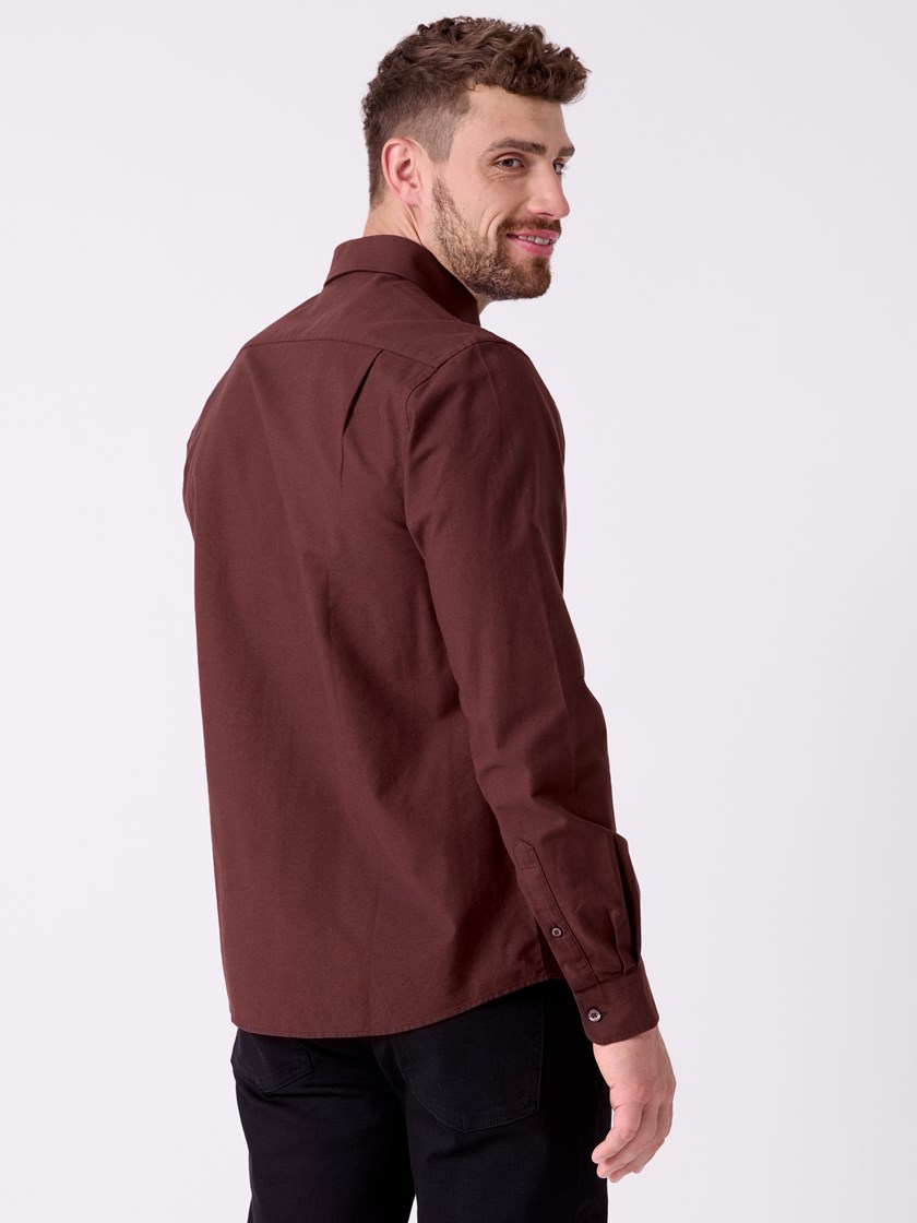 7516149 AJW 7516149_AJW-MRCAPUCHIN-A26-Front_1588_Brushed oxford skjorte AJW.jpg_Front||Front