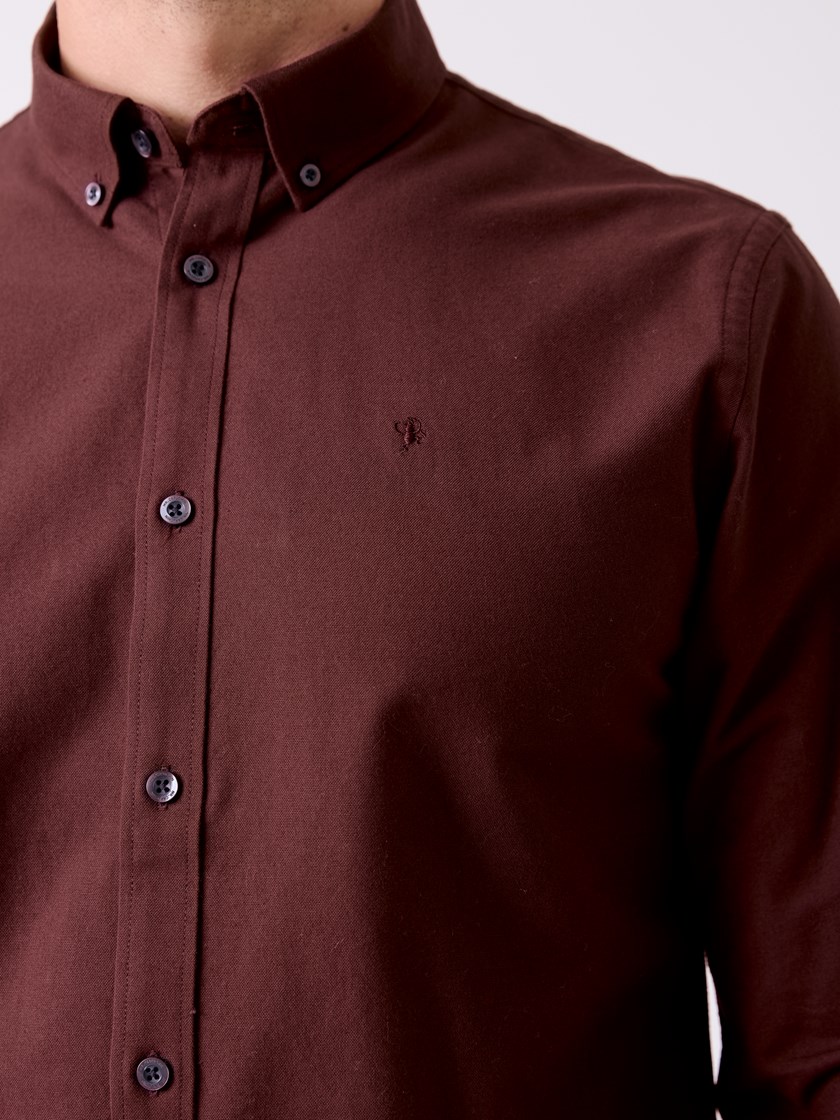 7516149 AJW 7516149_AJW-MRCAPUCHIN-A26-Front_79_Brushed oxford skjorte AJW.jpg_Front||Front