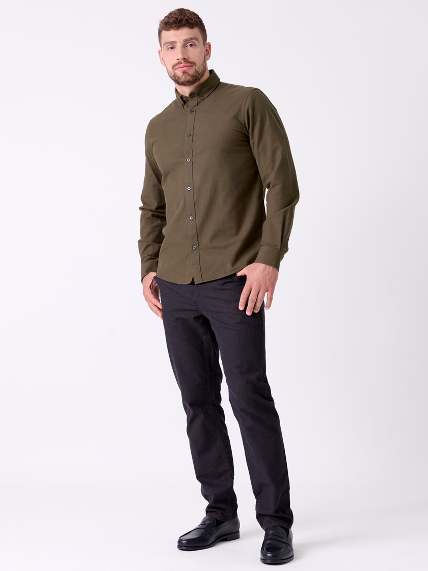 7516149 I7T 7516149_I7T-MRCAPUCHIN-A26-Front_2692_Brushed oxford skjorte I7T.jpg_Front||Front