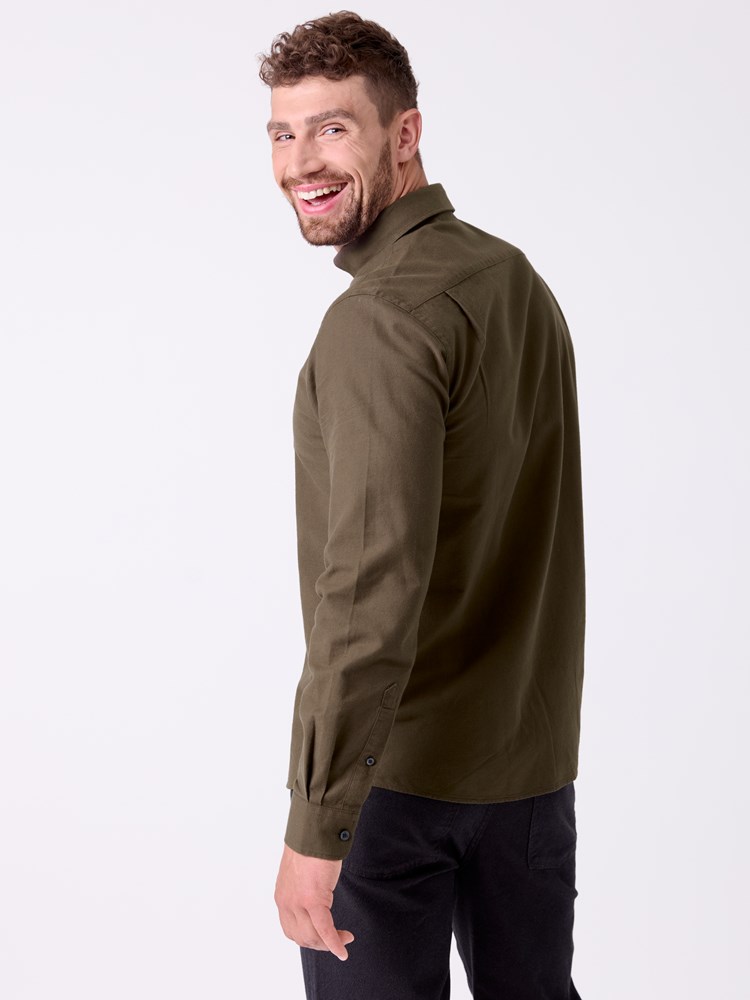 Brushed oxford skjorte 7516149_I7T-MRCAPUCHIN-A26-Front_3282_Brushed oxford skjorte I7T.jpg_Front||Front