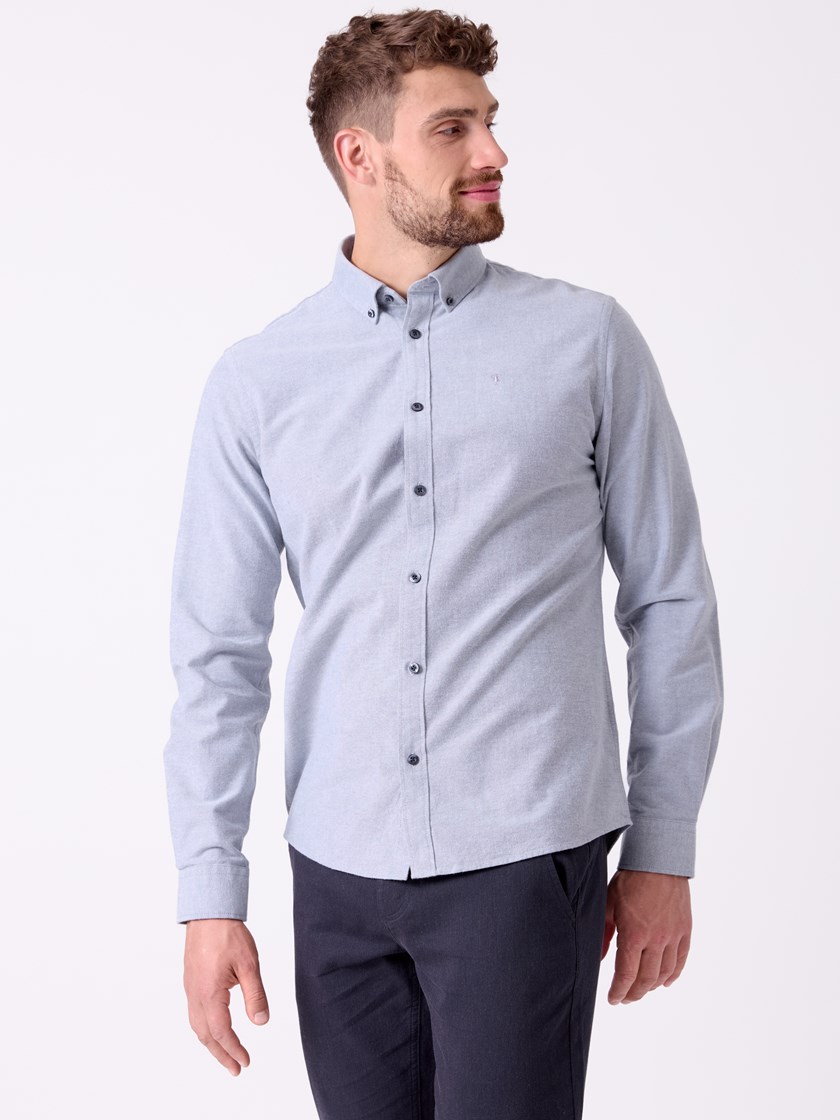 7516149 S98 7516149_S98-MRCAPUCHIN-A26-Front_4382_Brushed oxford skjorte S98.jpg_Front||Front
