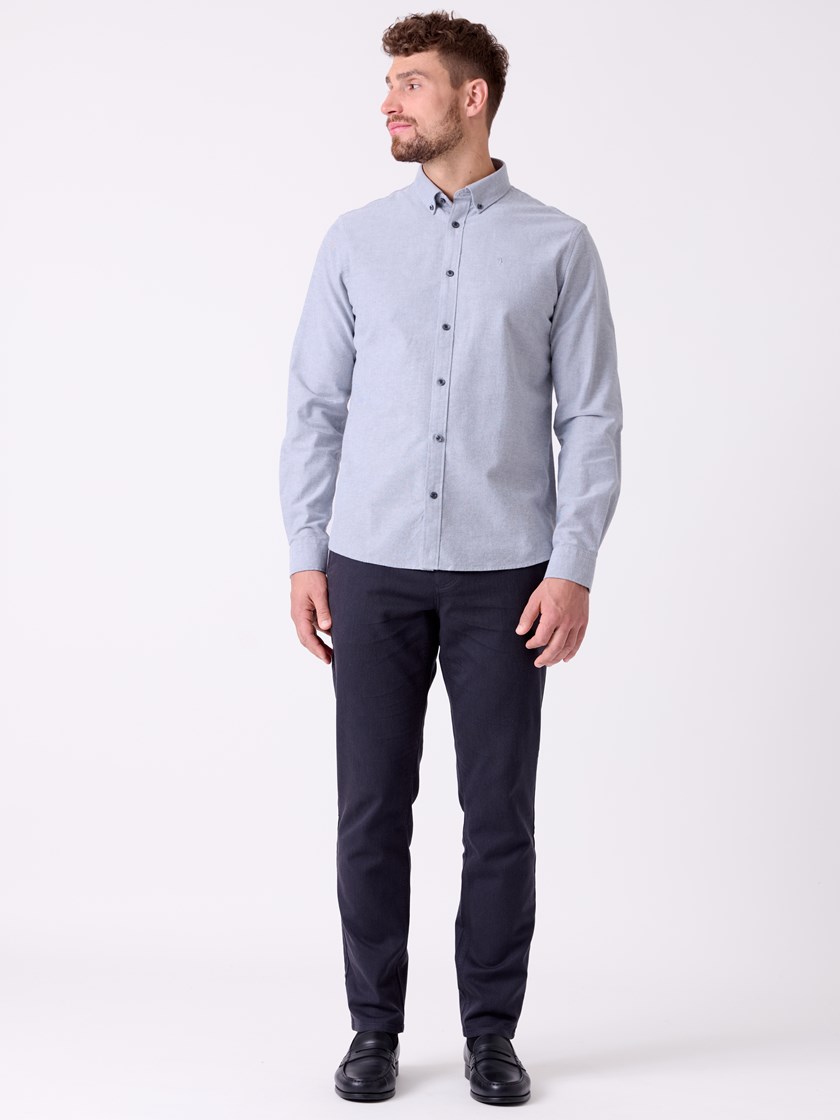 7516149 S98 7516149_S98-MRCAPUCHIN-A26-Front_8843_Brushed oxford skjorte S98.jpg_Front||Front