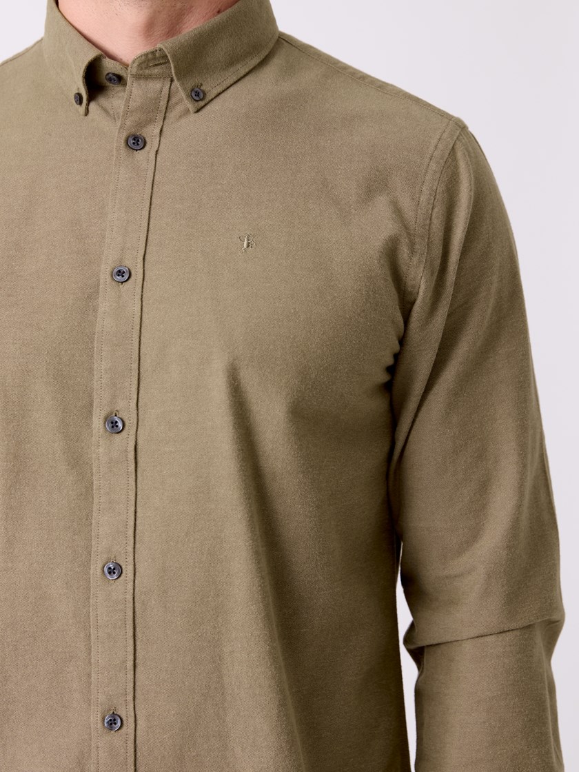 7516149 T29 7516149_T29-MRCAPUCHIN-A26-Front_6386_Brushed oxford skjorte T29.jpg_Front||Front