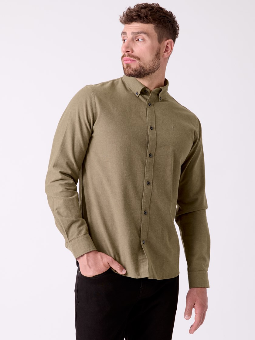 7516149 T29 7516149_T29-MRCAPUCHIN-A26-Front_7018_Brushed oxford skjorte T29.jpg_Front||Front