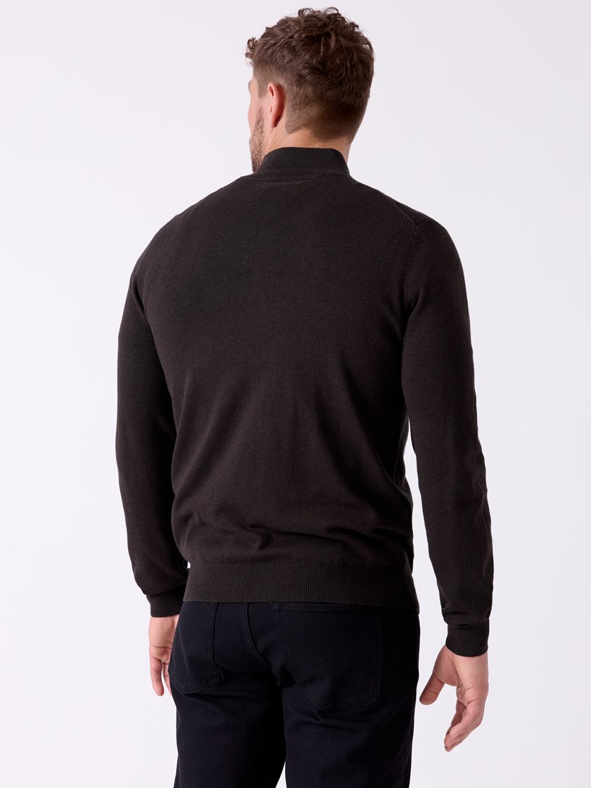 7516265 S11 7516265_S11-MRCAPUCHIN-A26-Front_9661_Dammers zip neck genser S11.jpg_Front