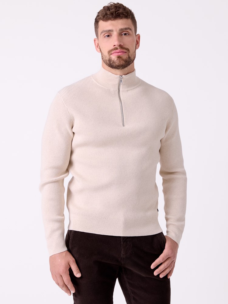 Birgir zip strikkegenser 7516325_S10-MRCAPUCHIN-A26-Front_7313_Birgir zip strikkegenser S10.jpg_Front