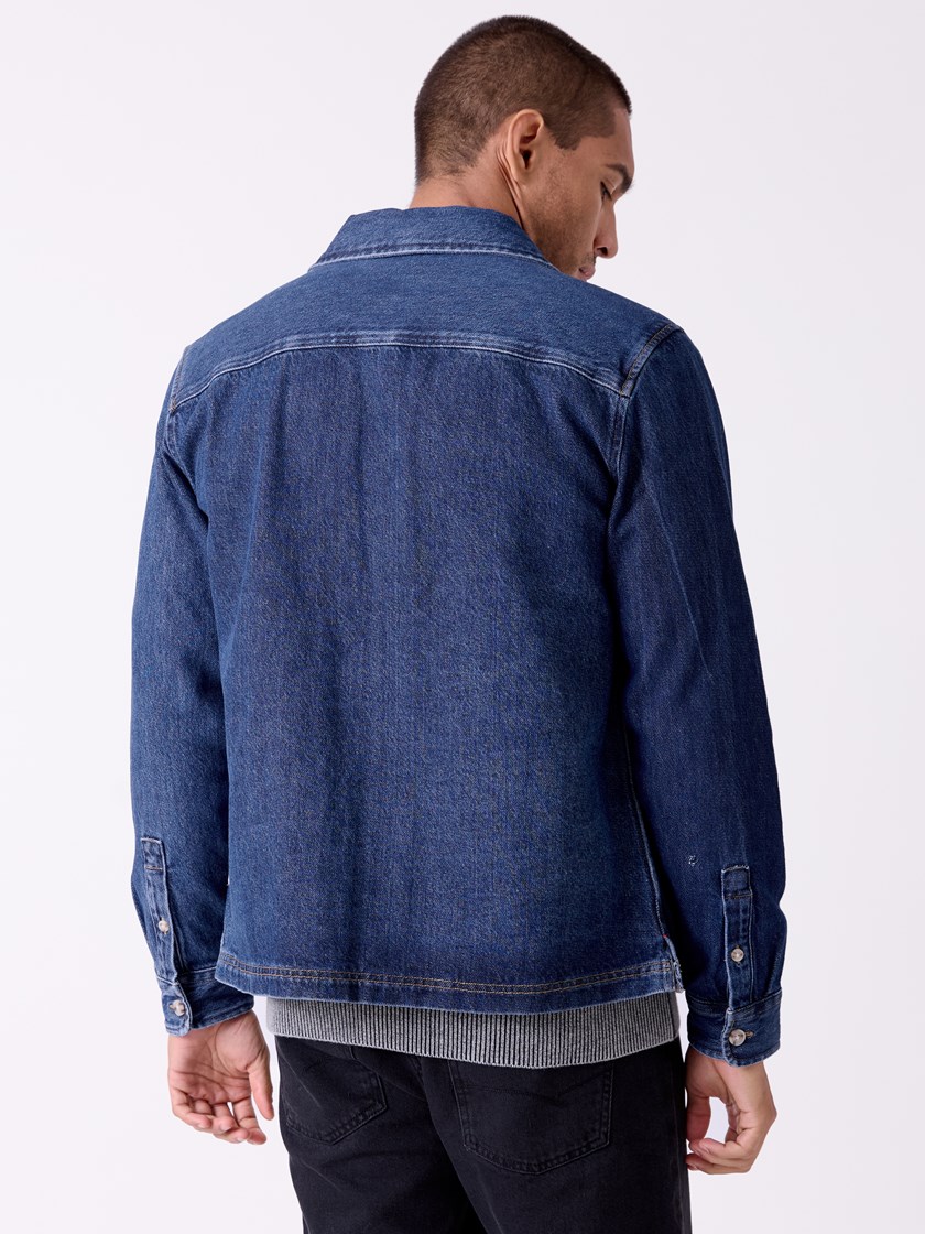 7516538 D03 7516538_D03-HENRYCHOICE-A26-Front_2685_Zipper denim overshirt D03.jpg_Front