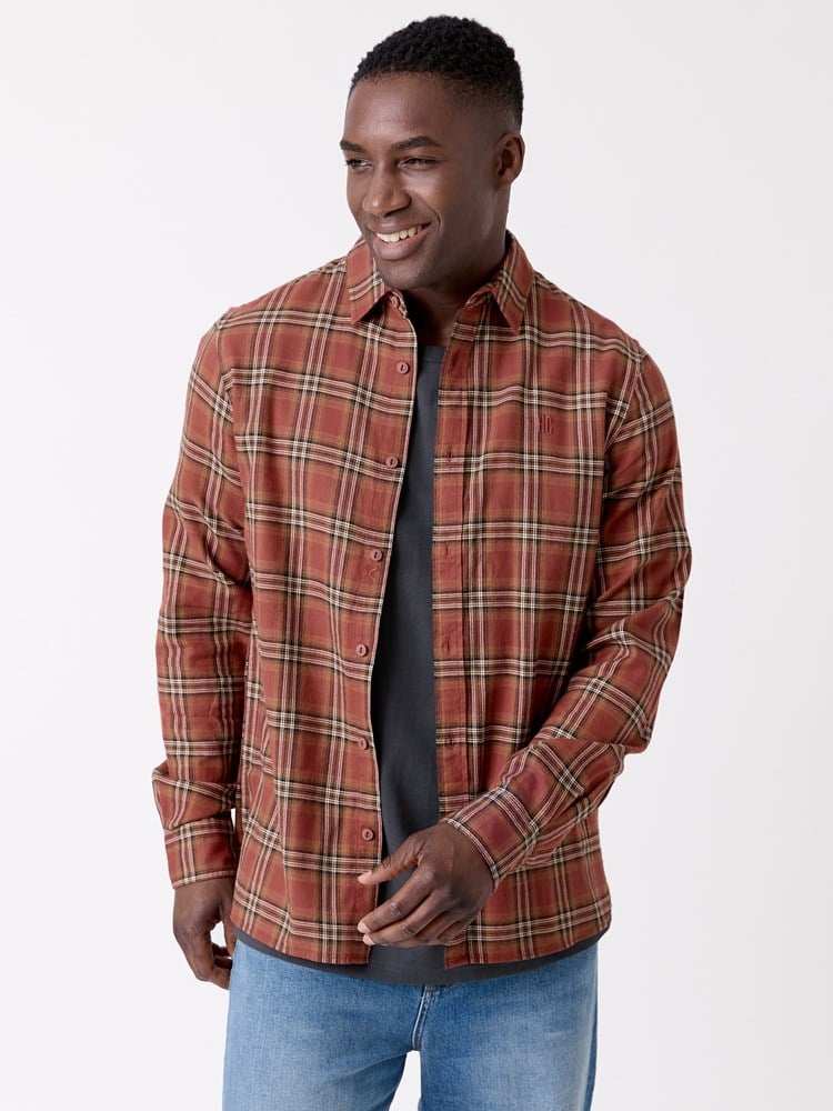 Turner check shirt 7516654_AJK-HENRYCHOICE-W26-Modell-Front_chn=decades_2911_Turner check shirt AJK.jpg_Front||Front