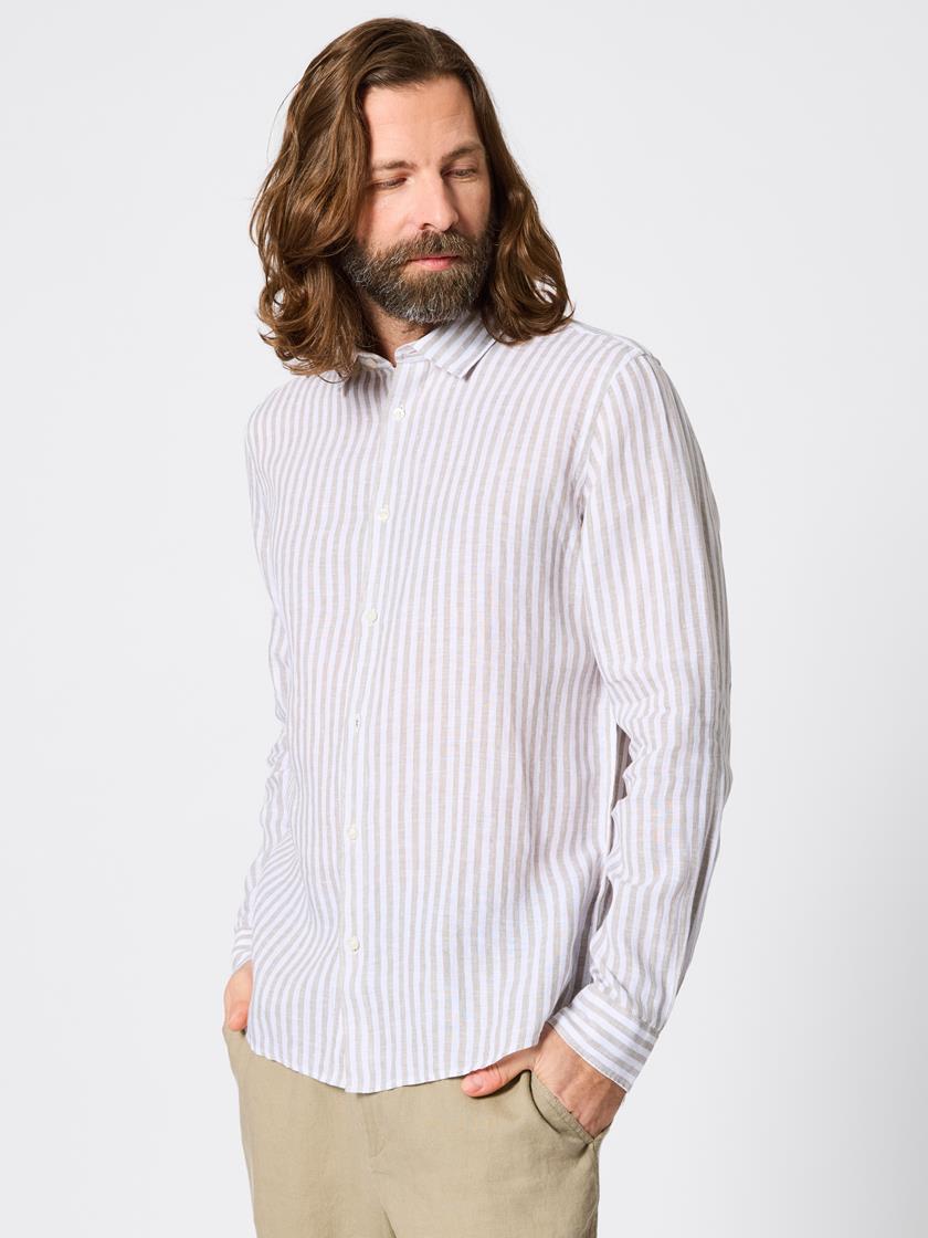 Akau stripete linskjorte ADO