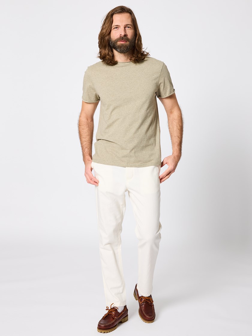 7511352 S67 Alfredo melert grønn 1_Alfredo melert t-skjorte S67 7511352.jpg_Front||Front