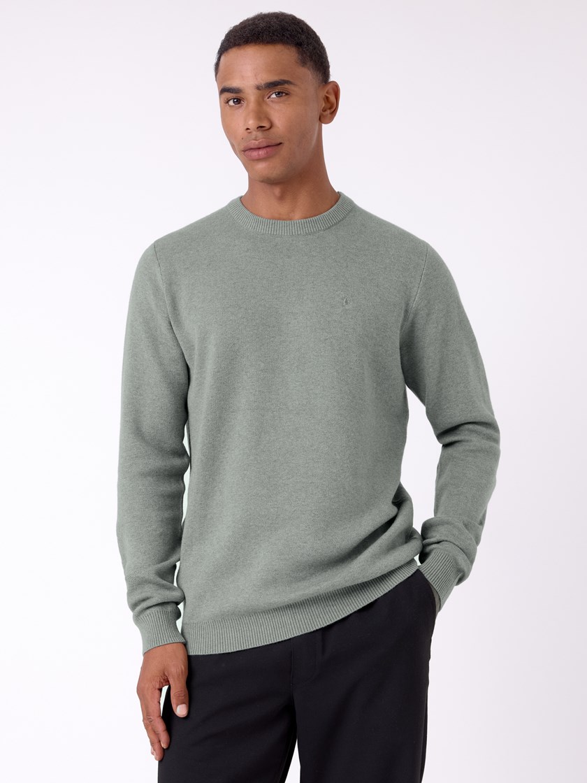 7513176 S93 Baldur strikkegenser 7513176 Agave green 3_Baldur strikkegenser S93.jpg_