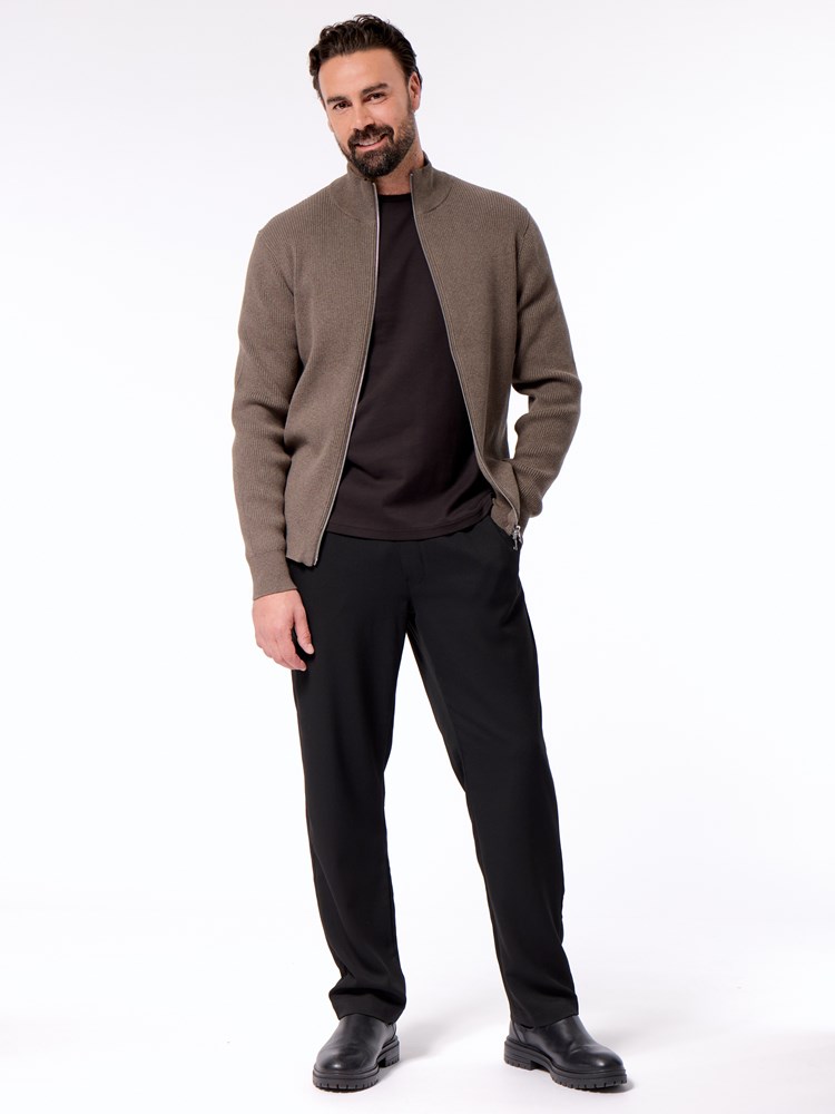 Birgir zip cardigan Birgir zip cardigan T10 Black oyster 16_Birgir zip cardigan T10 7512563.jpg_