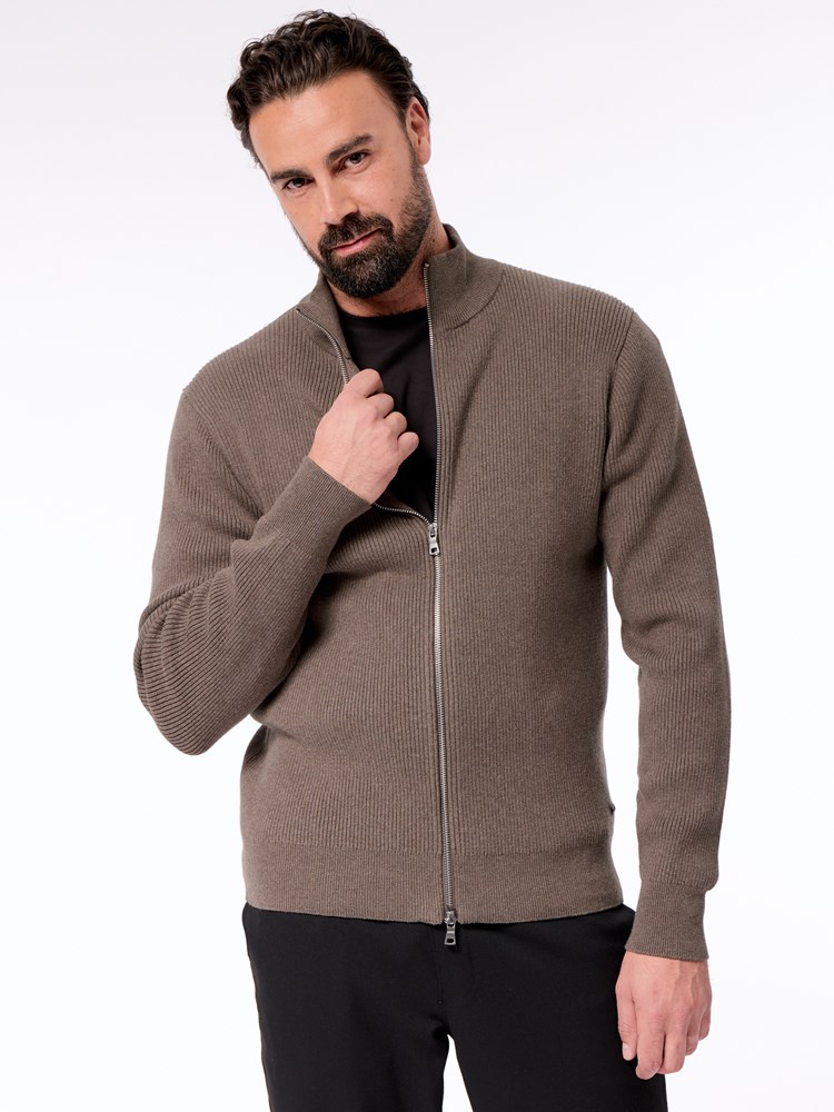 Birgir zip cardigan Birgir zip cardigan T10 Black oyster 25_Birgir zip cardigan T10 7512563.jpg_