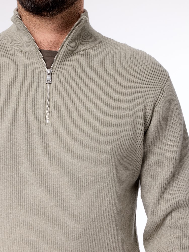 Birgir zip strikkegenser Birgir zip strikkegenser S93 Agave green 16.jpg_