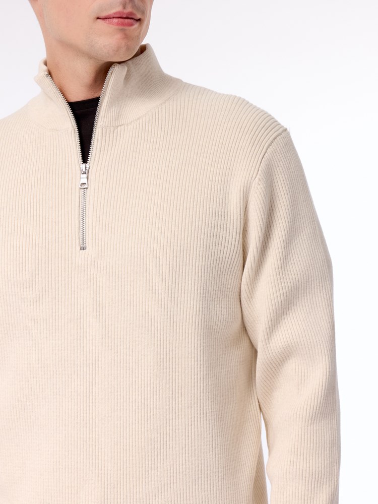 Birgir zip strikkegenser Birgir zip strikkgenser S10 White swan 15_Birgir zip strikkegenser S10.jpg_