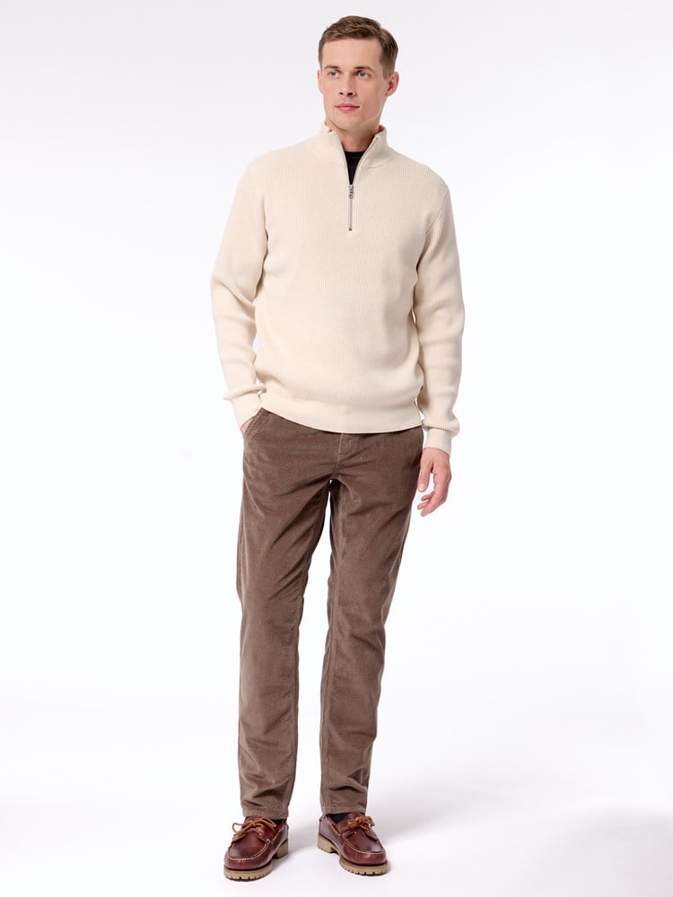 Birgir zip strikkegenser Birgir zip strikkgenser S10 White swan 2_Birgir zip strikkegenser S10.jpg_