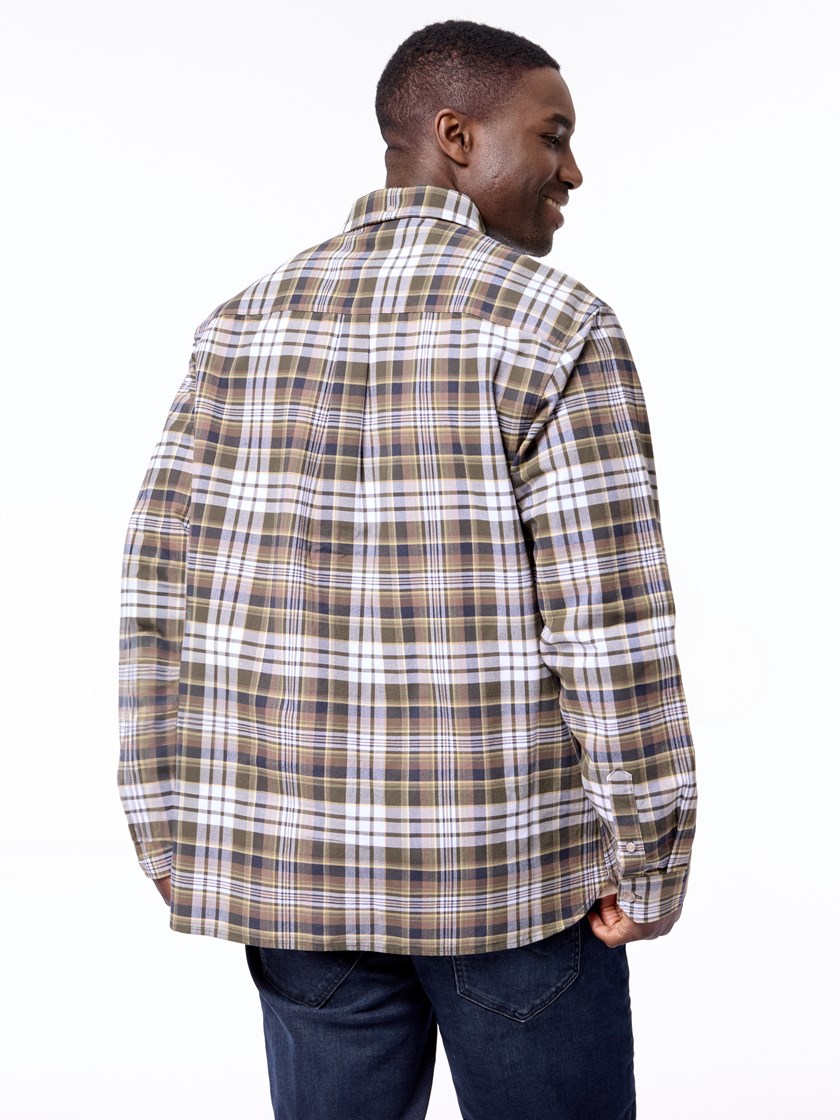 7512392 GOU Boulder check shirt GOU Forest night 15.jpg_Back||Back