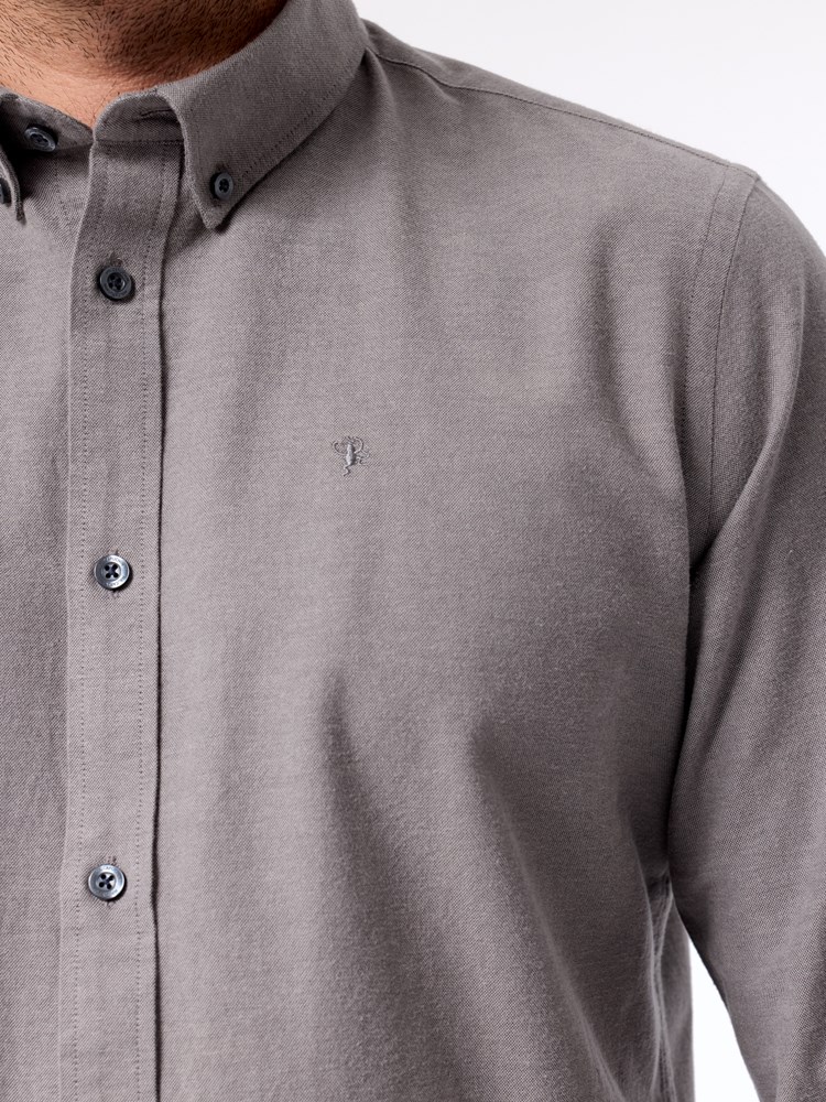 Brushed oxford skjorte Bruched oxford skorte S05 Black Oyster 27.jpg_