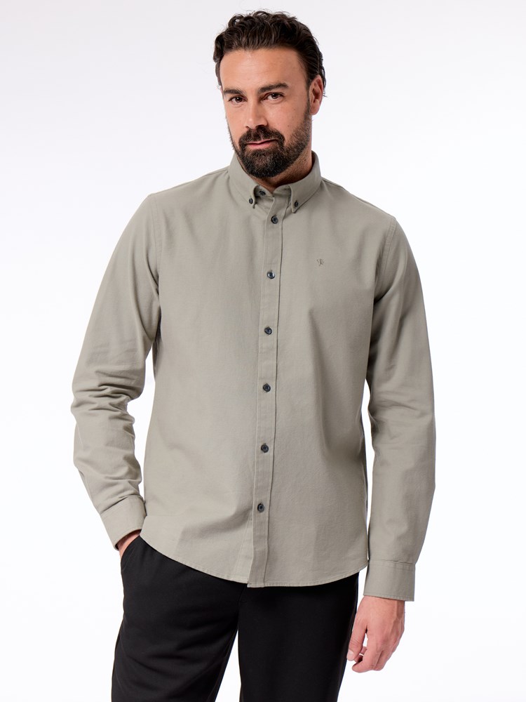 Brushed oxford skjorte Bruched oxford skorte S93 agave green 11.jpg_