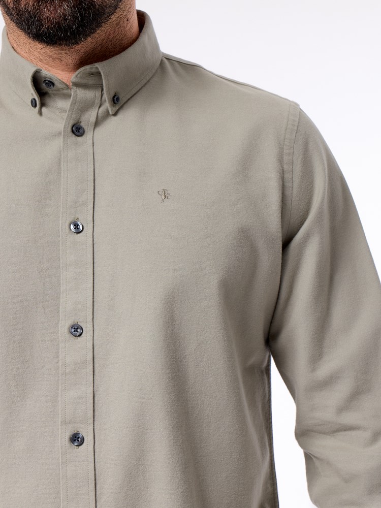 Brushed oxford skjorte Bruched oxford skorte S93 agave green 19.jpg_