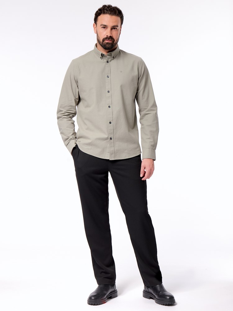 Brushed oxford skjorte Bruched oxford skorte S93 agave green 7.jpg_