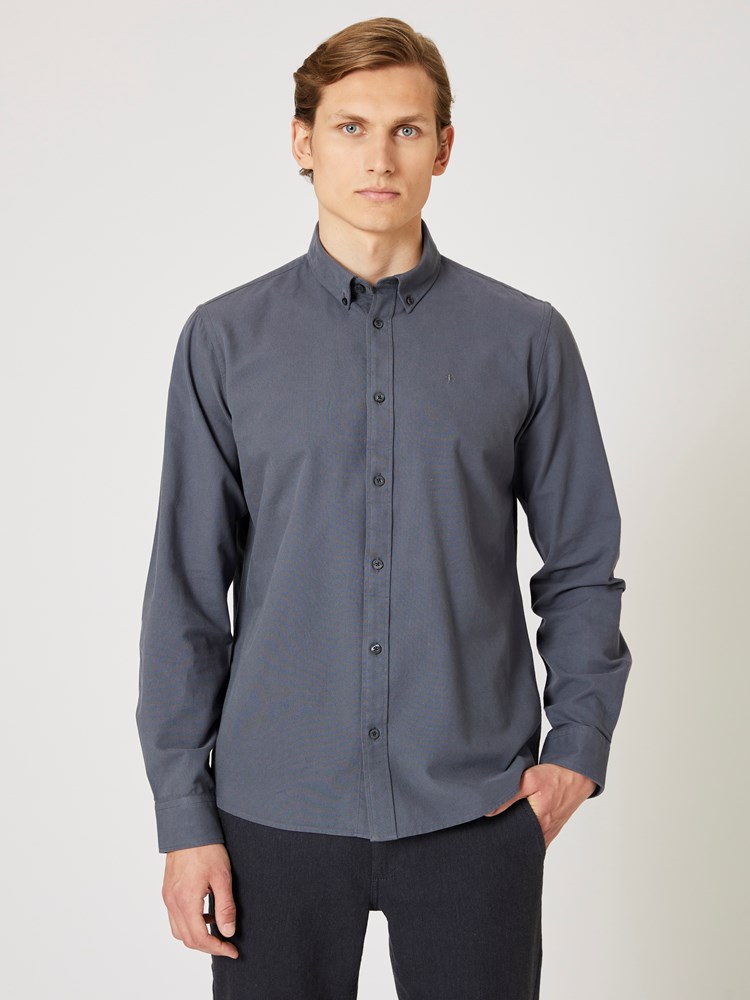 Brushed oxford skjorte brushed oxford skjorte 6_IGI_Brushed oxford skjorte IGI.jpg_