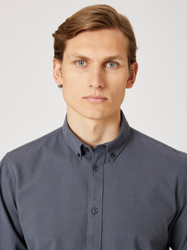 Brushed oxford skjorte brushed oxford skjorte 9_IGI_Brushed oxford skjorte IGI.jpg_