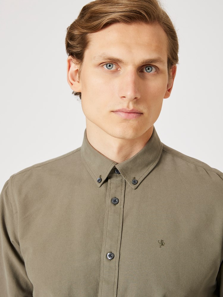 Brushed oxford skjorte brushed oxford skjorte smoky 5_Brushed oxford skjorte S12.jpg_