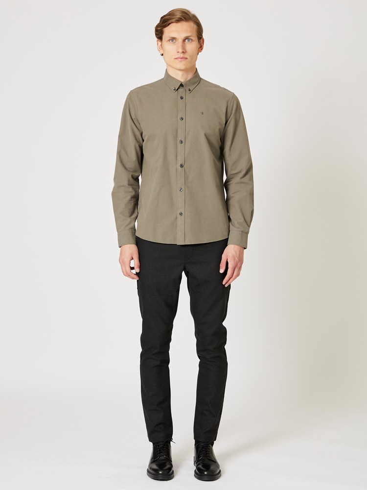 Brushed oxford skjorte brushed oxford skjorte smoky_Brushed oxford skjorte S12.jpg_