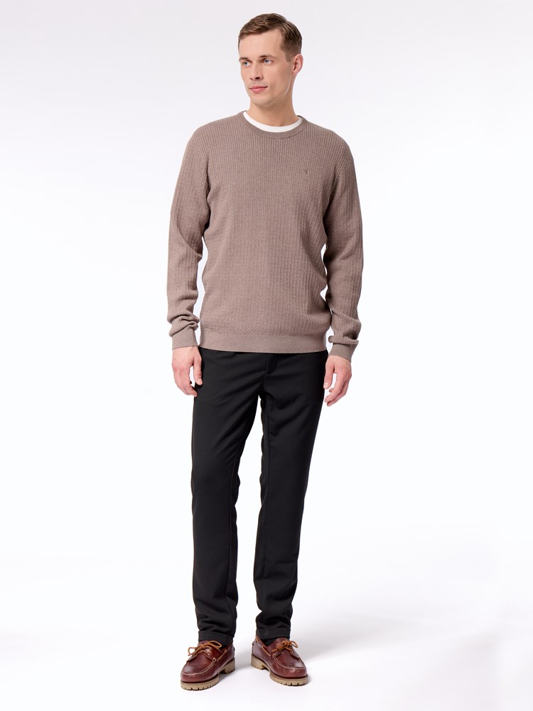 Cable strikkegenser Cable strikkegenser S16 taupe gray 2.jpg_