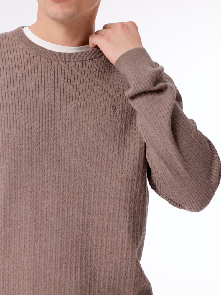 Cable strikkegenser Cable strikkegenser S16 taupe gray 22.jpg_