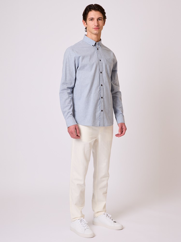 Calor skjorte Calor skjorte blå 4_Calor skjorte S64.jpg_