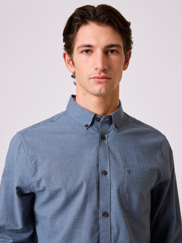 Calor skjorte Calor skjorte stormy weather melange 10_Calor skjorte S62.jpg_