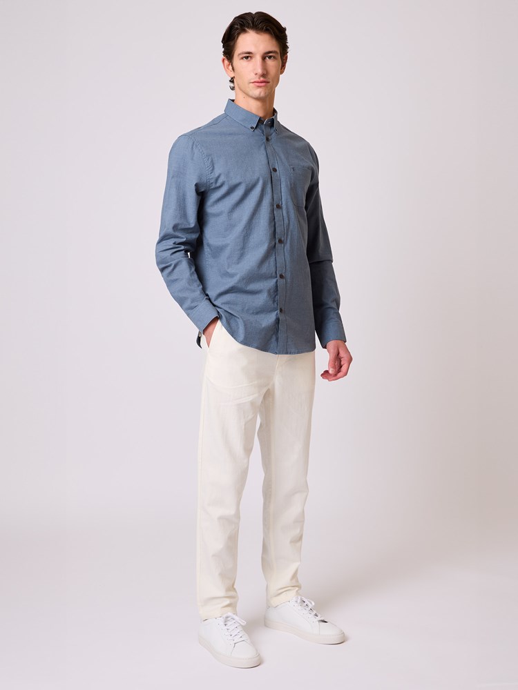 Calor skjorte Calor skjorte stormy weather melange 5_Calor skjorte S62.jpg_