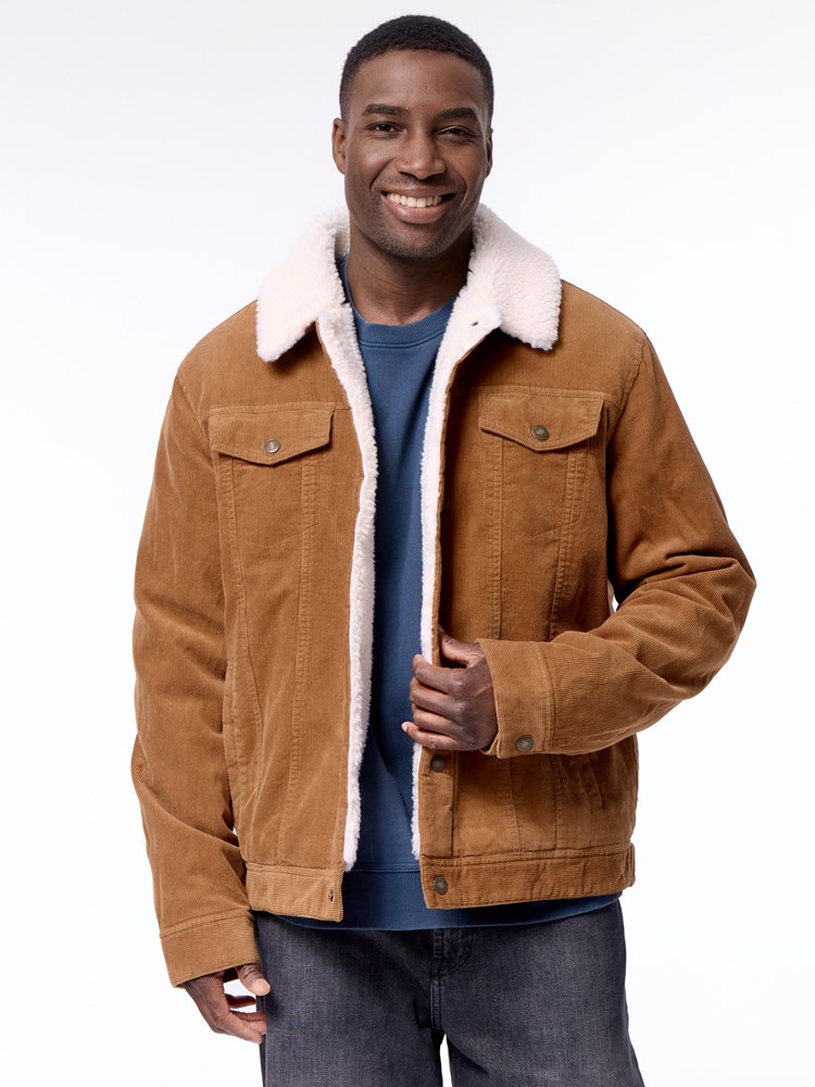 Cord trucker jacket Cord trucker jacket TO1 Nuthatach 15_Cord trucker jacket T01.jpg_Front||Front