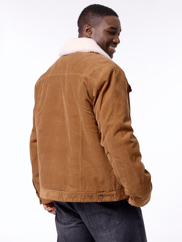 Cord trucker jacket Cord trucker jacket TO1 Nuthatach 23.jpg_Back||Back