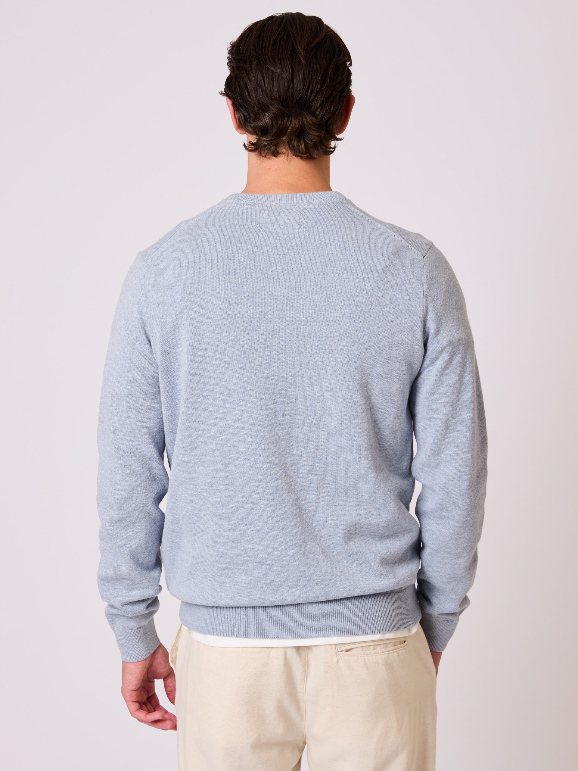 7510565 S64 Dammers strikkegenser blue fog 8_Dammers strikkegenser S64.jpg_