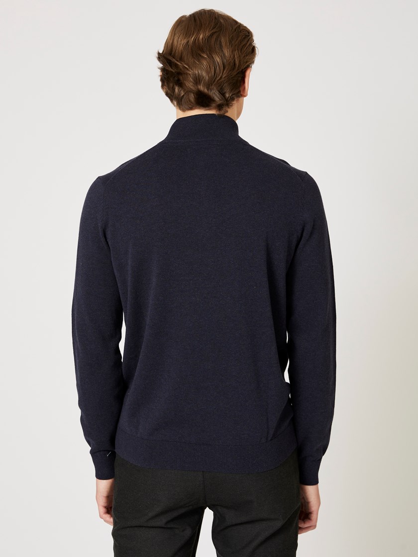 7508496 R15 Dammers zip neck genser dark navy 7_Dammers zip neck genser R15.jpg_