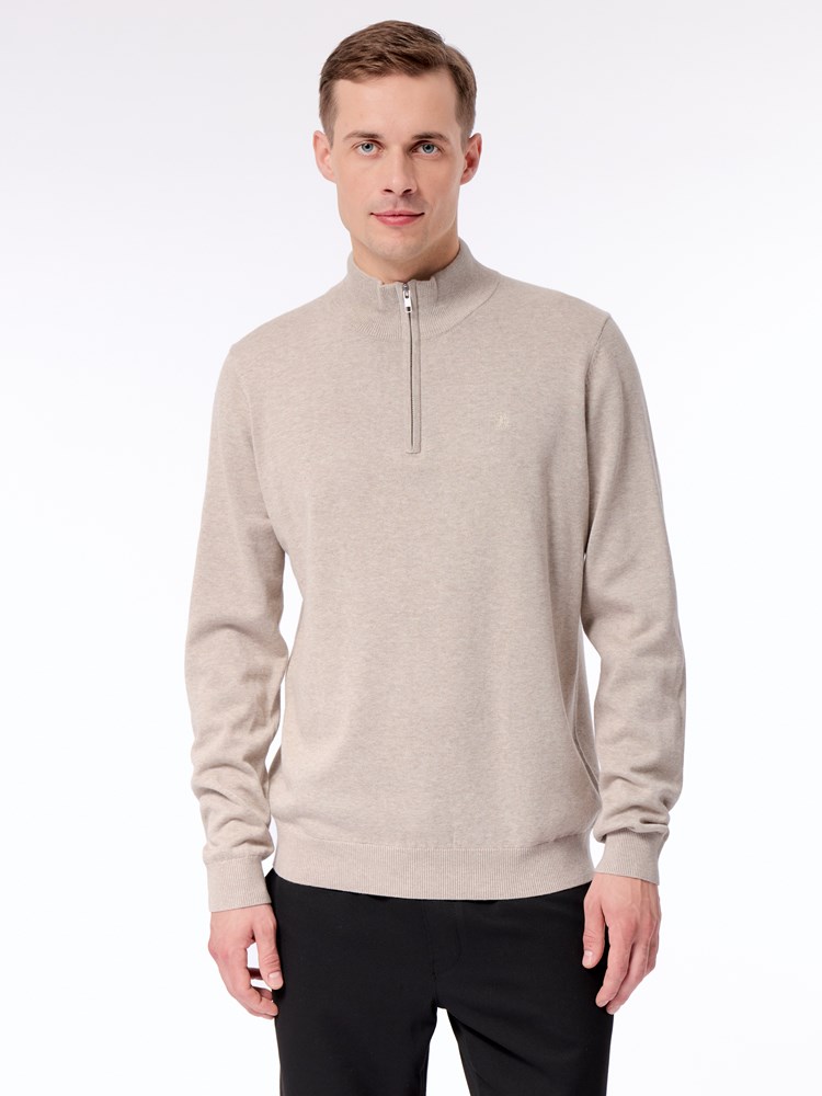 Dammers zip neck genser Dammers zip neck strikkegenser Pure Cashmere 15_Dammers zip neck genser T20.jpg_