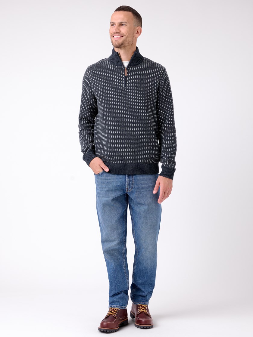 7513292 EM1 Edwin Zipneck Sweater 7513292 Navy Blazer 1_Edwin zipneck sweater EM1.jpg_