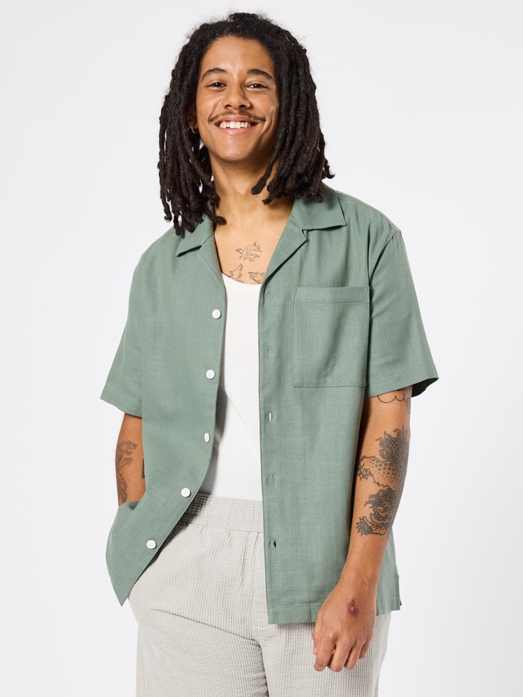 Grov skjorte Grov skjorte grønn 19_I6U_Grov skjorte I6U.jpg_Front||Front