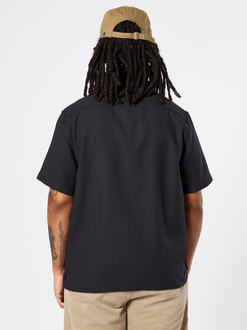 7511406 C18 Grov skjorte svart 12.jpg_Back||Back