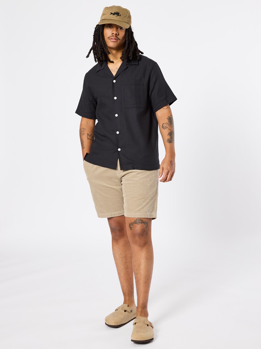 7511406 C18 Grov skjorte svart 6.jpg_Front||Front