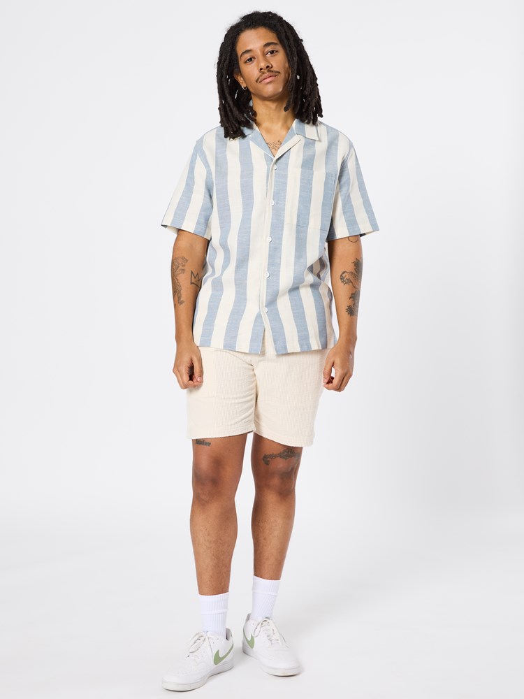 Grov stripete skjorte Grov stripete skjorte blå 1_S52_Grov stripete skjorte S52.jpg_