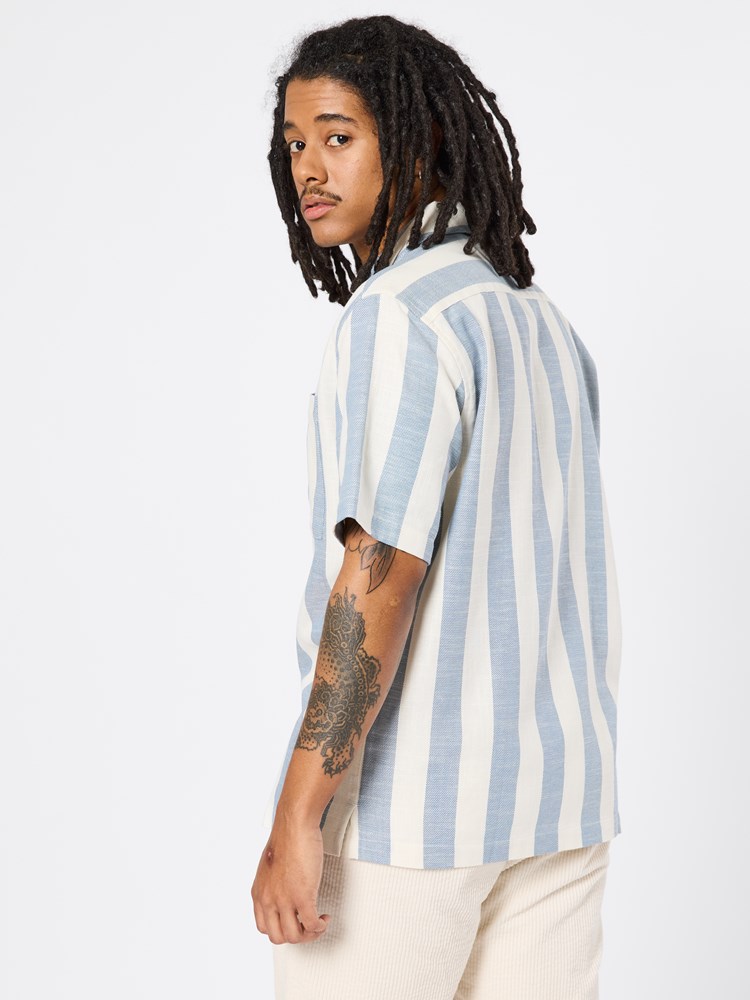 Grov stripete skjorte Grov stripete skjorte blå 24_S52_Grov stripete skjorte S52.jpg_