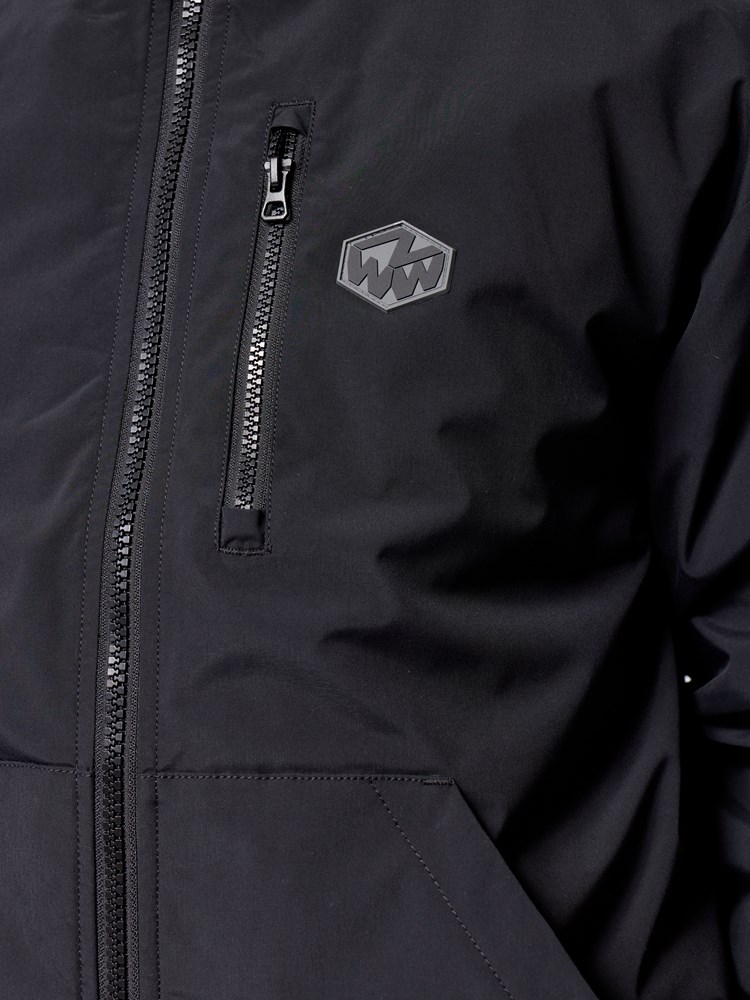 Hoodie jakke paddet Hoodie jakke padded C18 Jet Black 22_Hoodie jakke paddet C18.jpg_