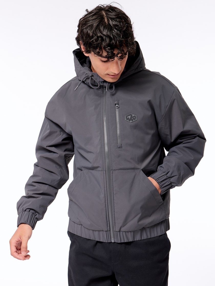 7512353 I7Z hoodie jakke padded I76Z dark shadow 1_I7Z_Hoodie jakke paddet I7Z.jpg_