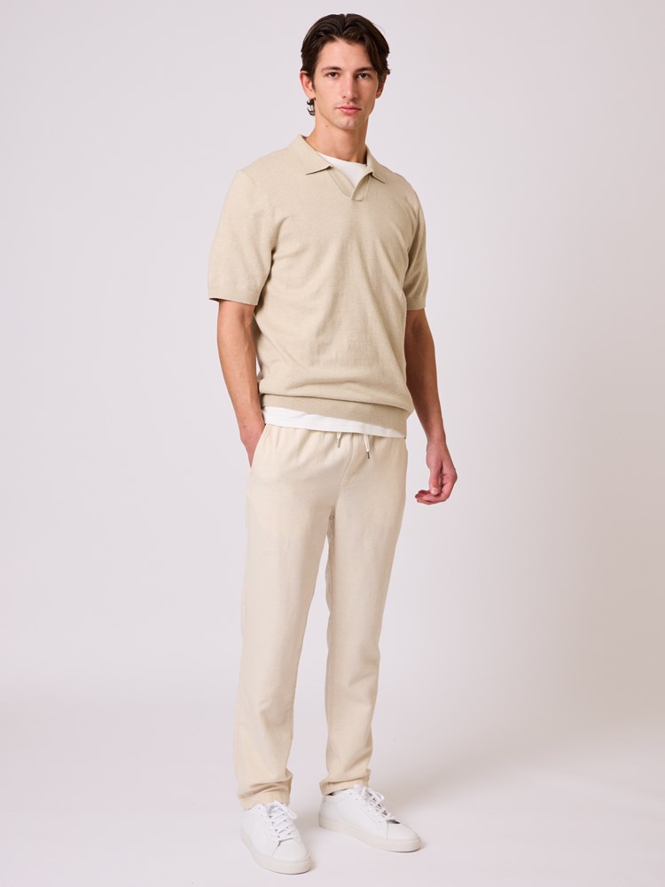 Ivar polo t-skjorte Ivar Polo t-skjorte Oyster Gray 10_Ivar polo t-skjorte I3E_Ivar polo t-skjorte I3E 7510688.jpg_